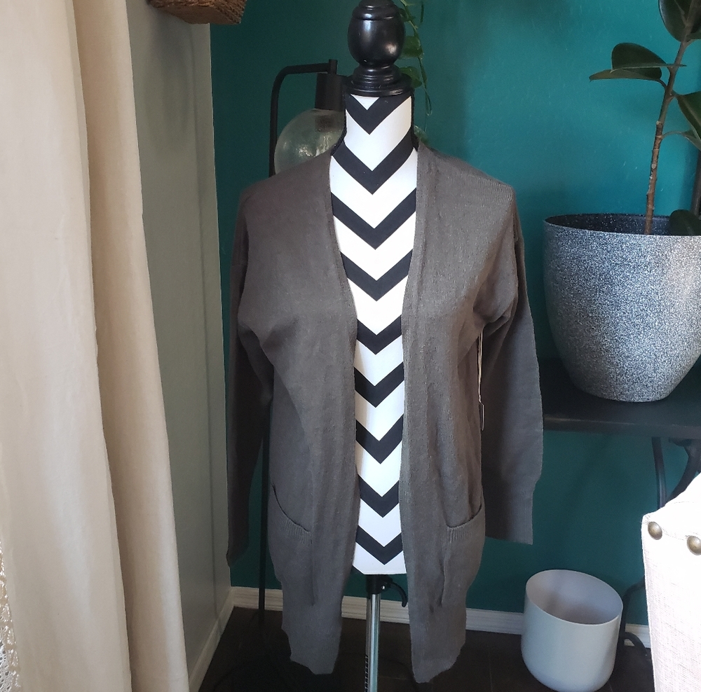 Proof Apparel Women's Open-Front Cardigan.
